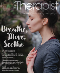 The Therapist September/October 2025