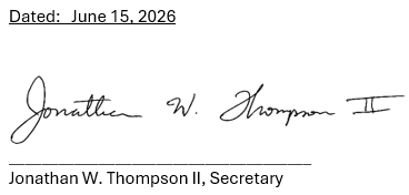 Jonathan W. Thyompson