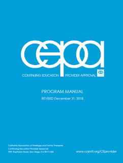 CEPA Program Manual