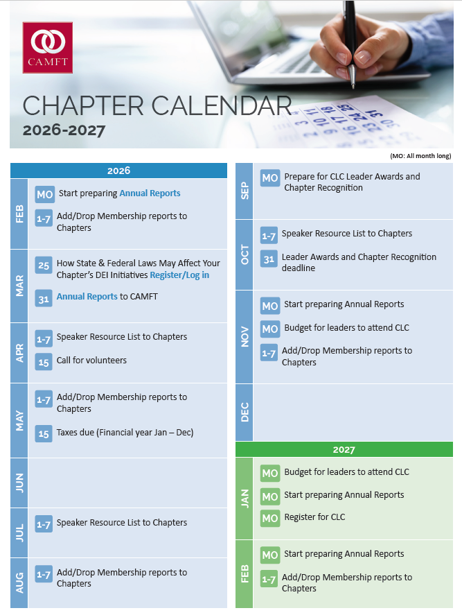 February 2026 E-News Calendar