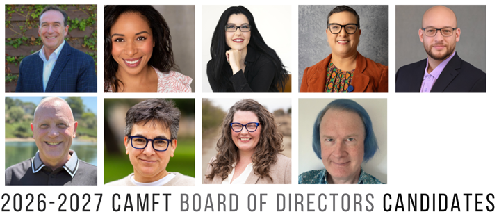 2026-2027 CAMFT BOD Candidates