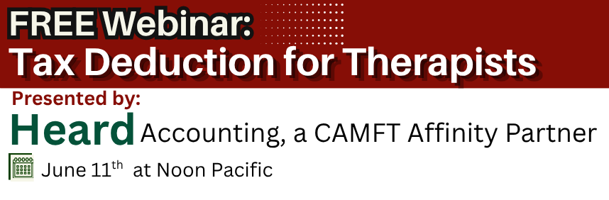 Free CAMFT Partner Webinar