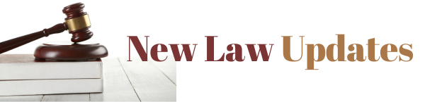New Law Updates
