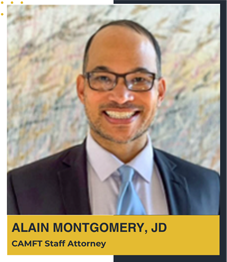 Alain Montgomery, CAMFT Staff Attorney