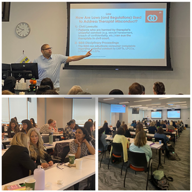 CAMFT Attorneys at Chapter events