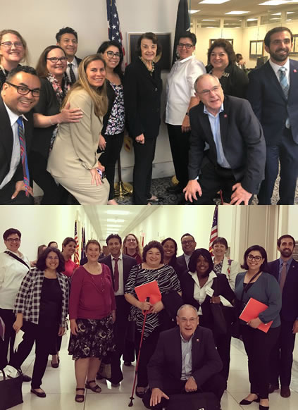 CAMFT members met with legislative staff members on Capitol Hill.