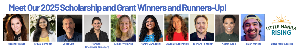 Meet our 2025 Scholarship & Grant Winners and Runners-Up!