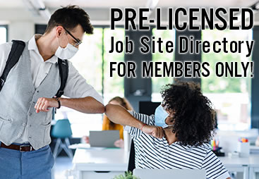 Pre-Licensed Job Site Directory