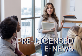 Pre-Licensed E-news